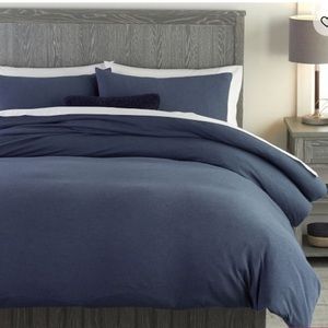 Wamsutta Organic Cotton Blue Duvet Cover, Queen